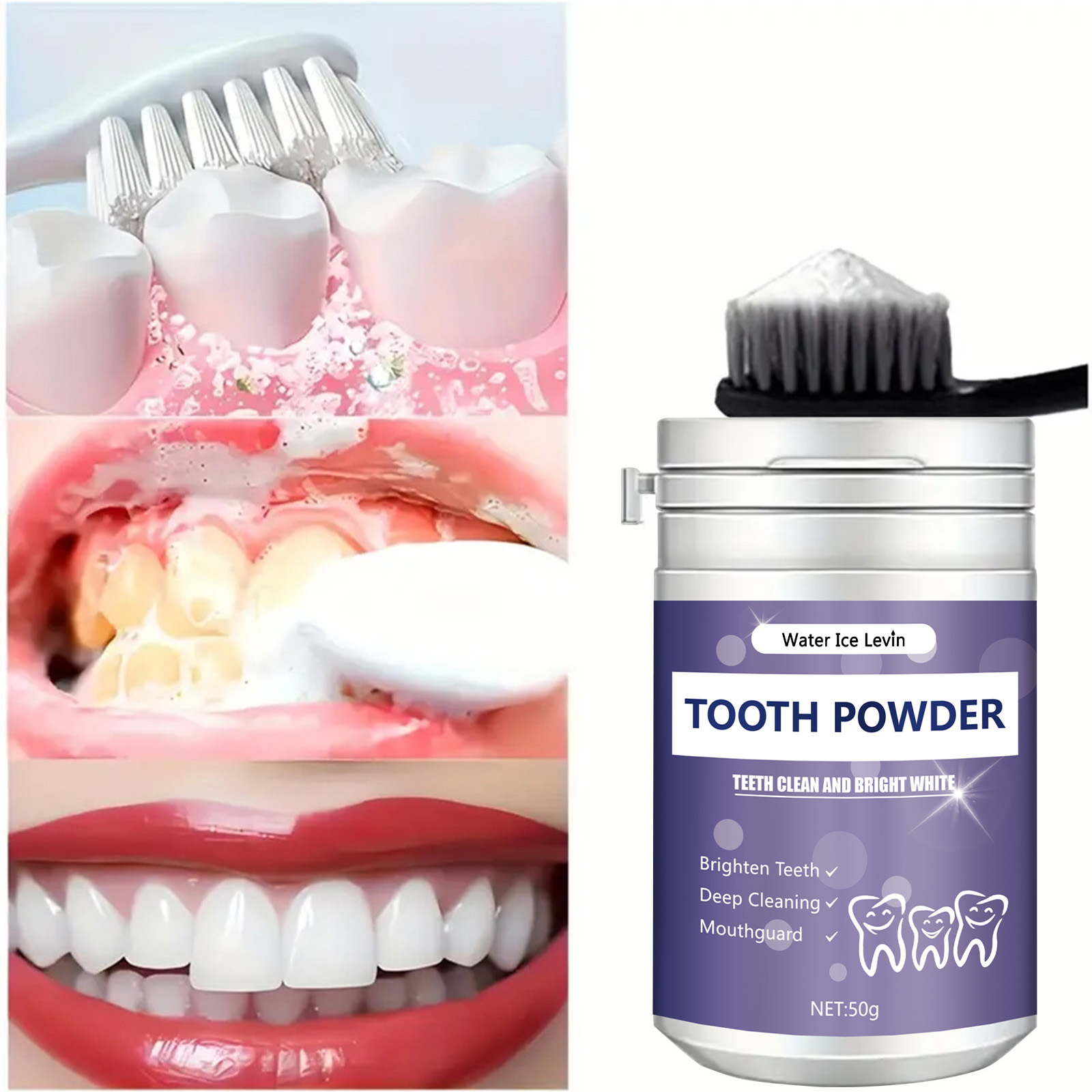 Teeth Whitening Paste - polvere per denti di perle alito