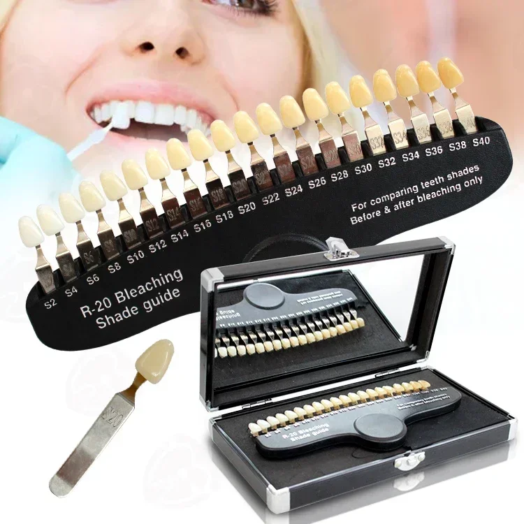 Teeth Whitening Shade Guide - Sbiancamento dei denti professionale Candeggina Guide