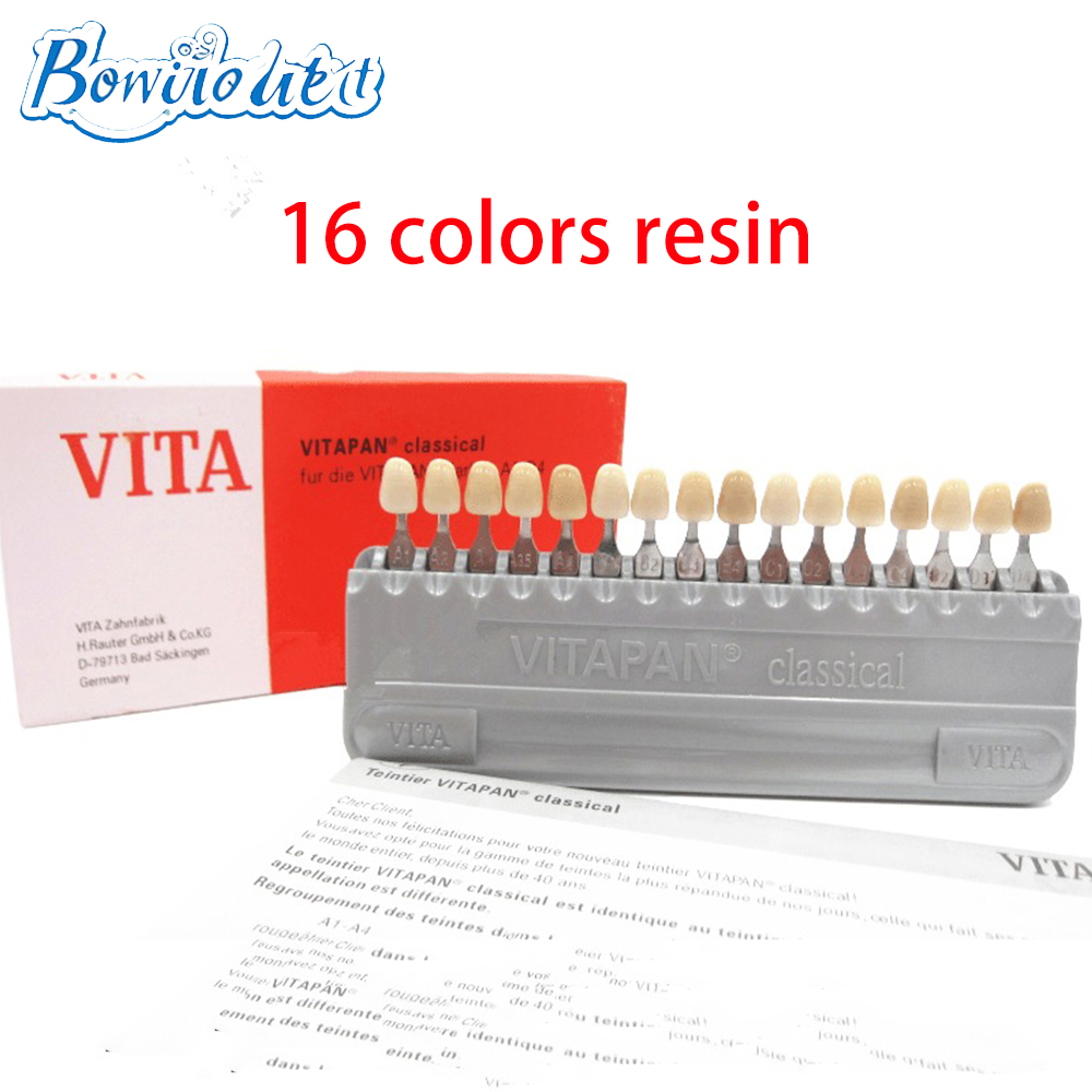 Teeth Whitening Shade Guide - VITA Guida Colori Denti 16 Tonalità