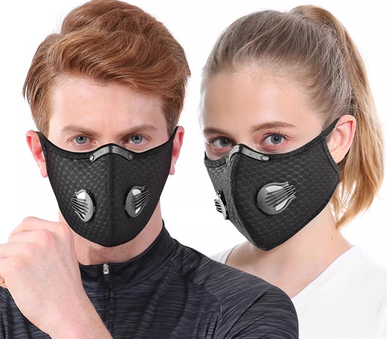 Teeth Whitening Mask - Maschera da ciclismo Sport Lavabile Riutilizzabile