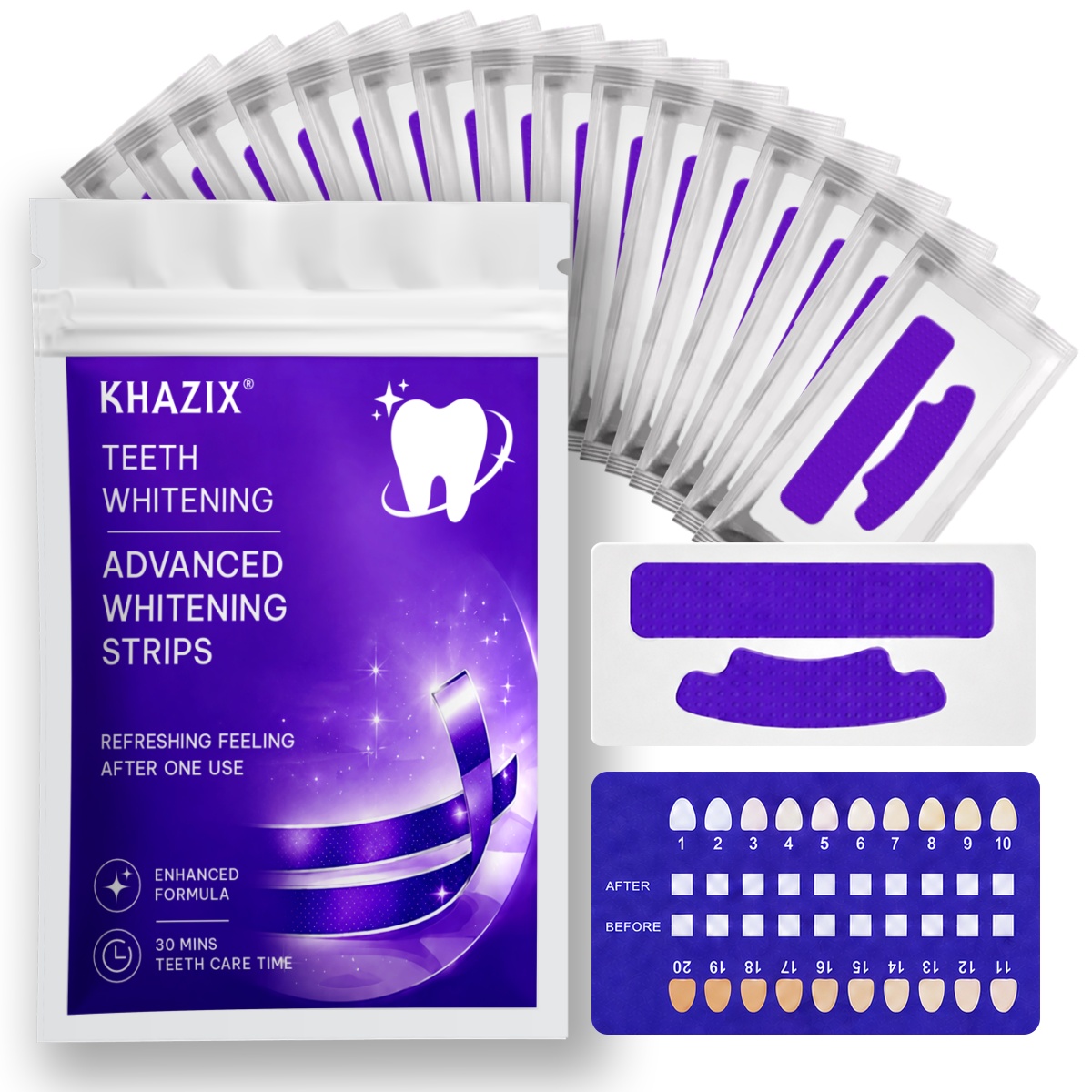 Teeth Whitening Street - 1/7 Paia di Strisce Sbiancanti per