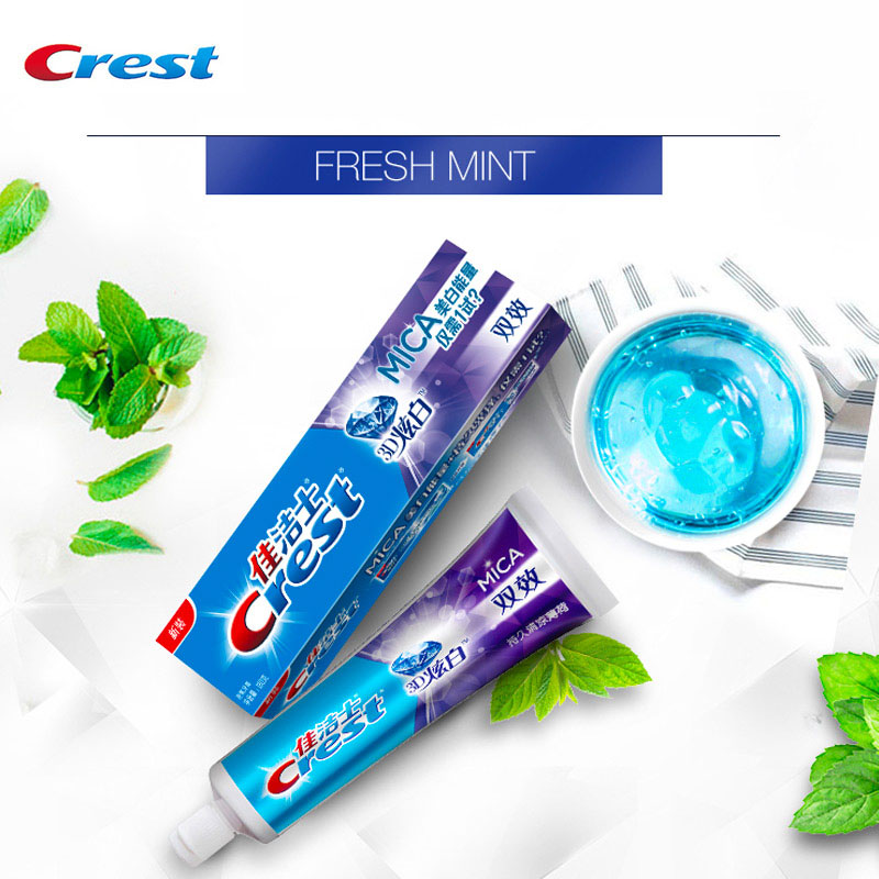 Teeth Whitening Paste - Crest 3D MICA Dentifricio Fluoruro Sbiancamento