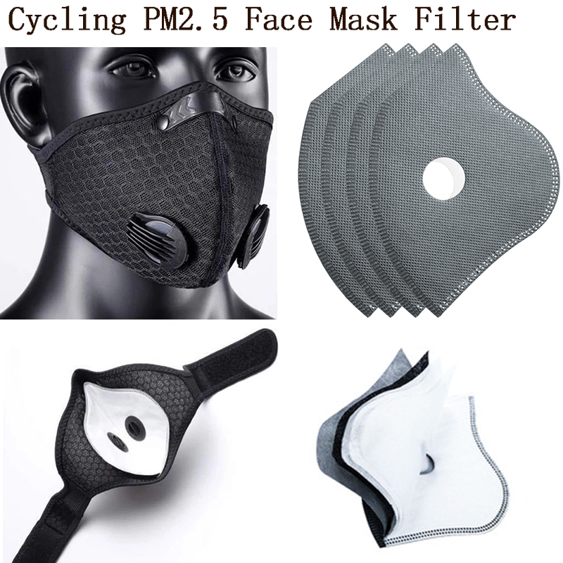 Teeth Whitening Mask - Anti polvere 5 strati ciclismo maschere