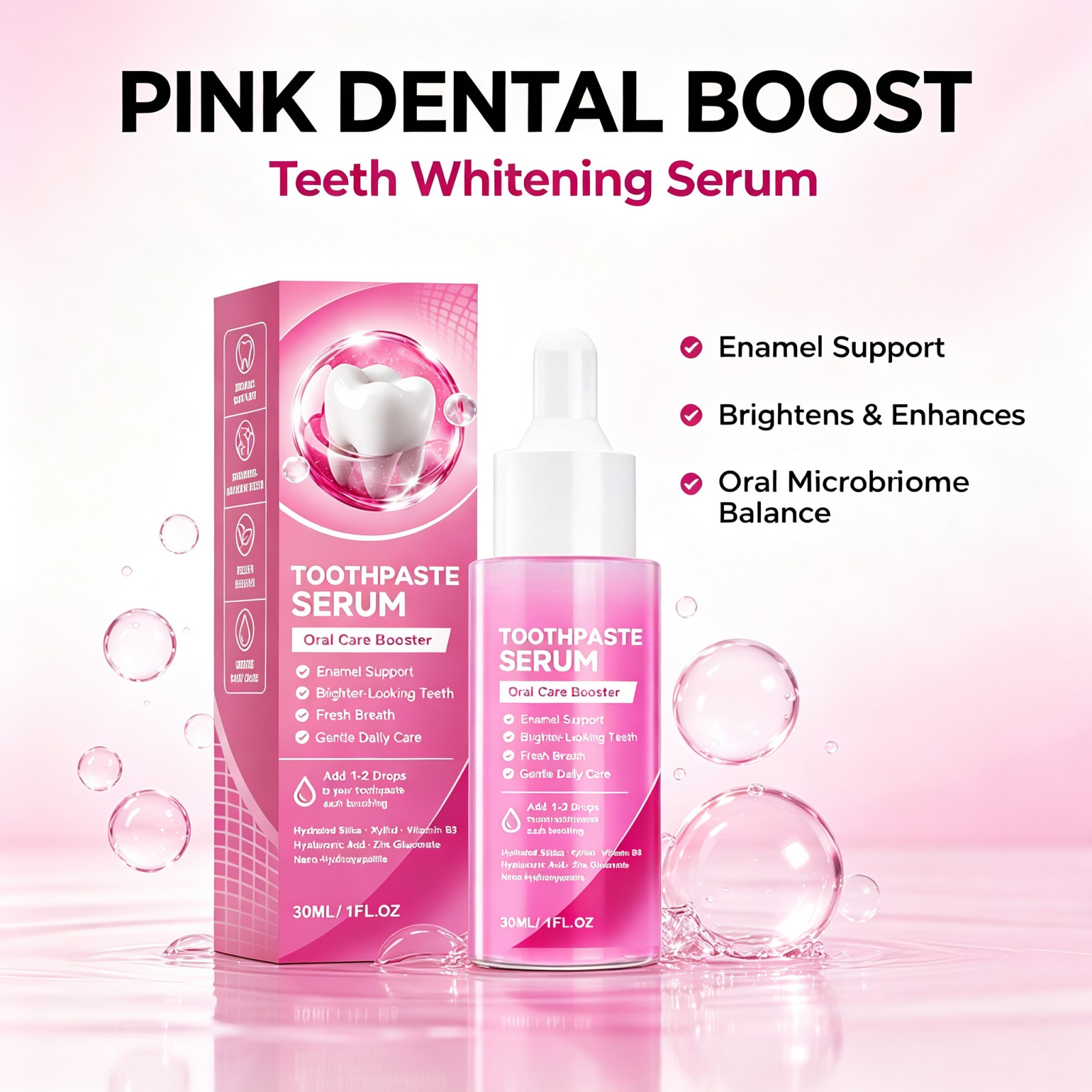 Enamel Repair Serum - Siero Dentale alla Nano Idrossiapatite per