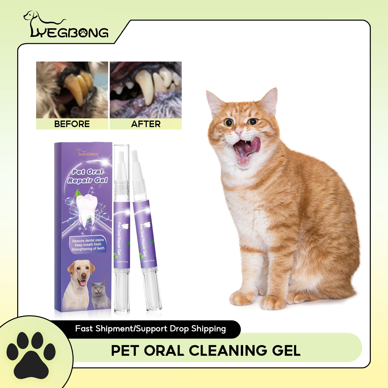 Teeth Whitening Gels - Gel per la riparazione orale dell'animale