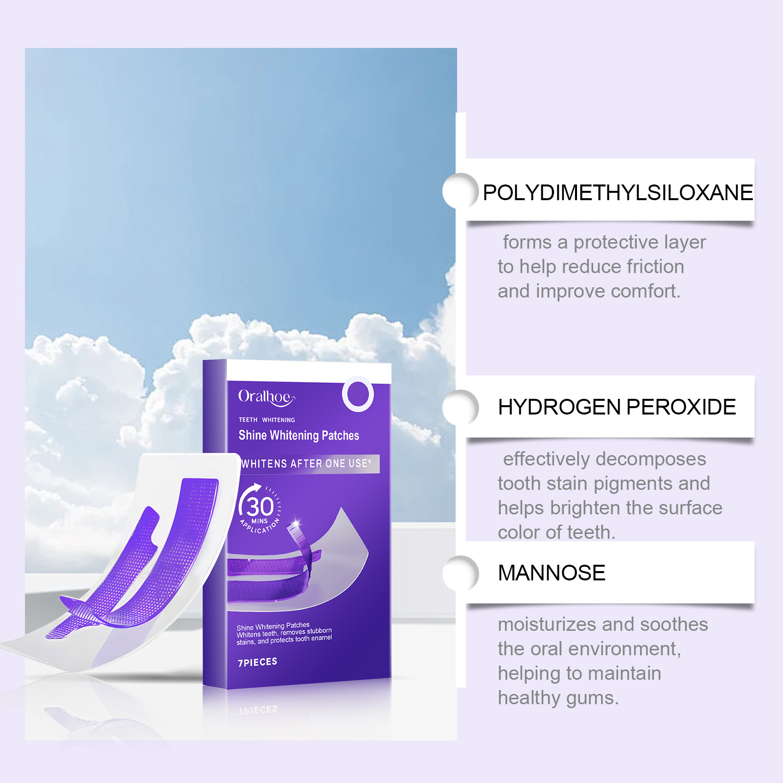 ORALHOE 7 pz/scatola cerotti s - Teeth Whitening Quick Results recensione e prezzo
