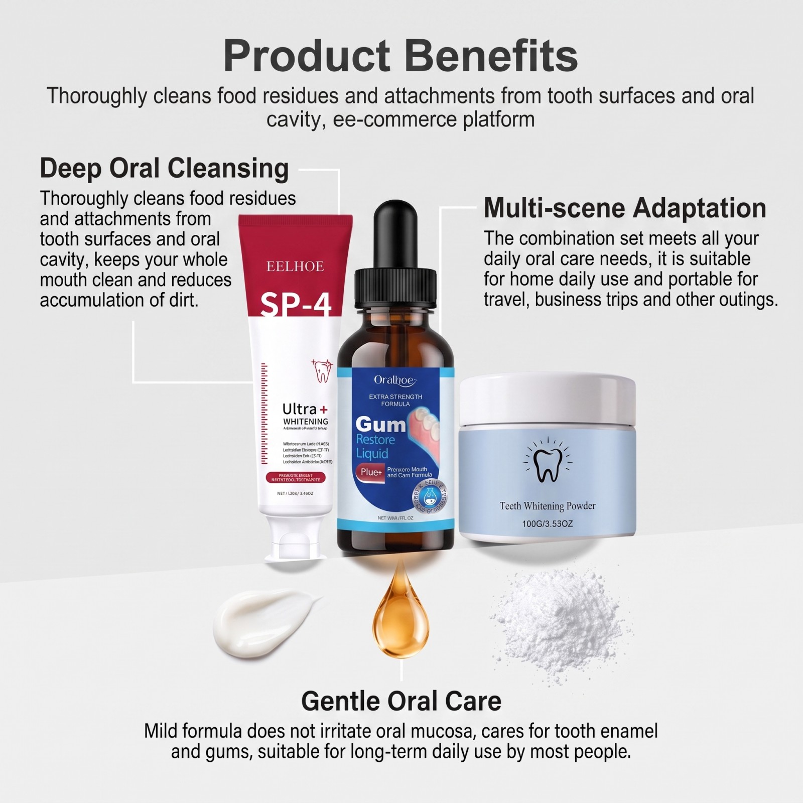 Set Completo per Igiene Orale: - Teeth Whitening Gel Peroxide recensione e prezzo
