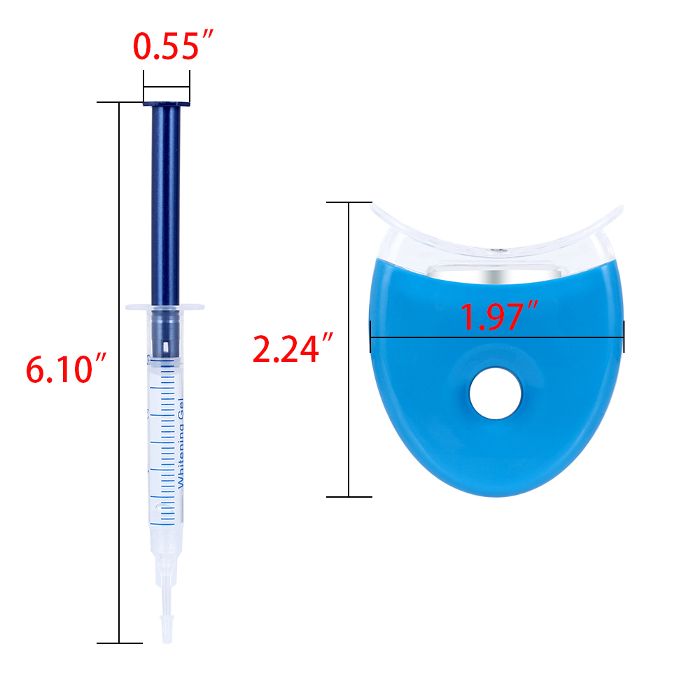 1 set Sbiancamento dei denti 4 - Teeth Whitening Gel Peroxide recensione e prezzo