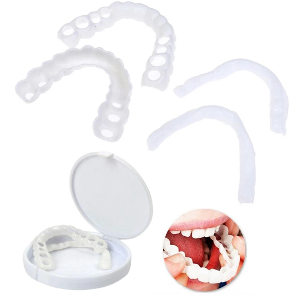 2 paia dentiere denti dentiera - Teeth Whitening Mask recensione e prezzo