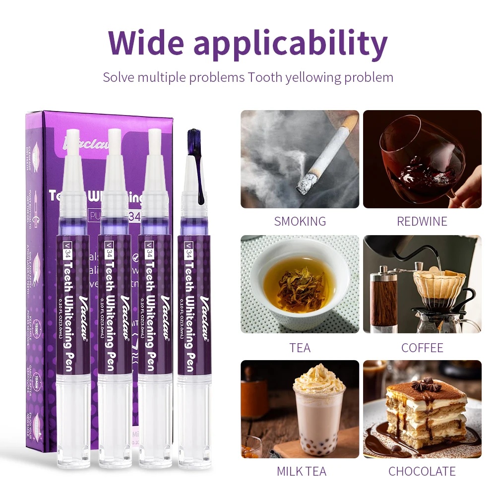 Vaclav V34 Penna gel sbiancant - Teeth Whitening Gel Peroxide recensione e prezzo